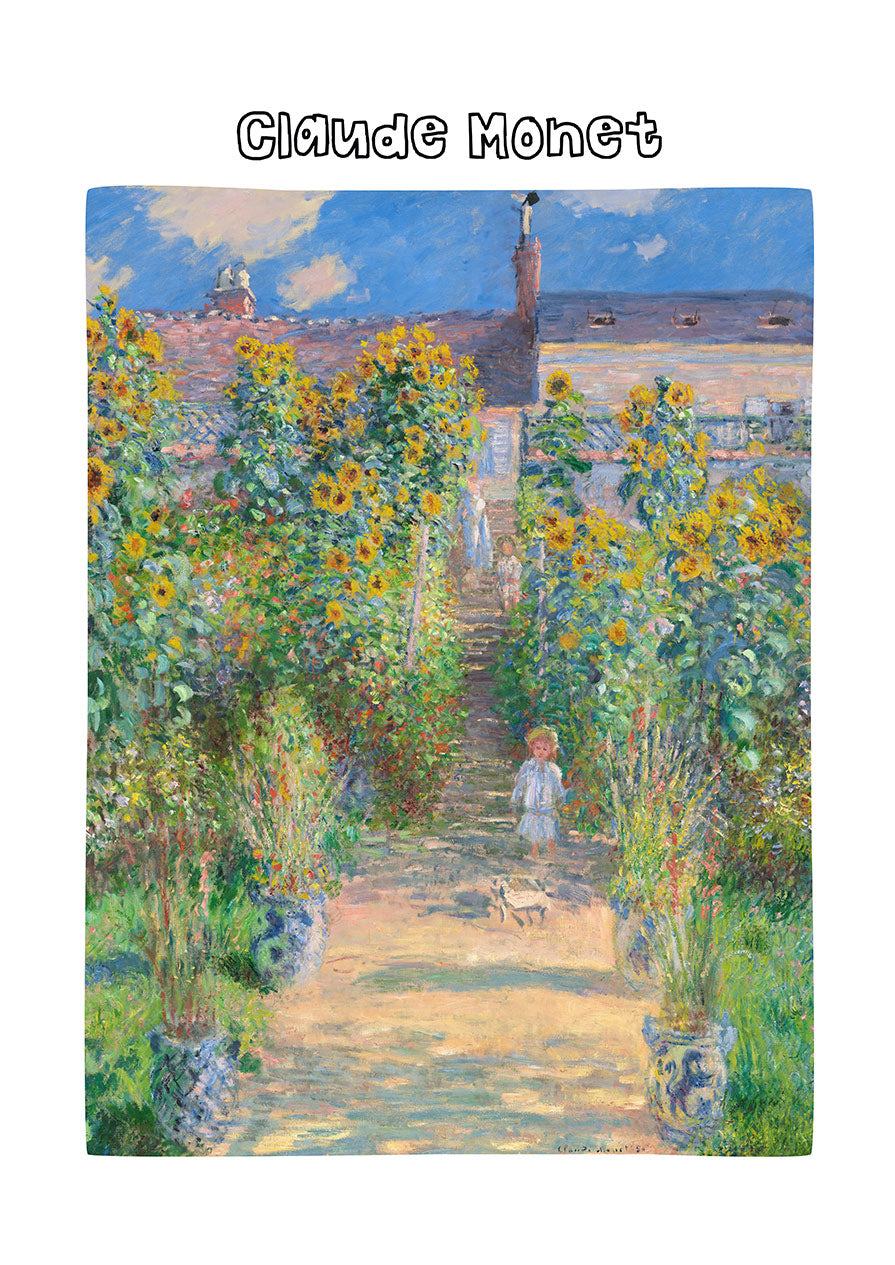 Claude Monet Garden Vétheuil Print