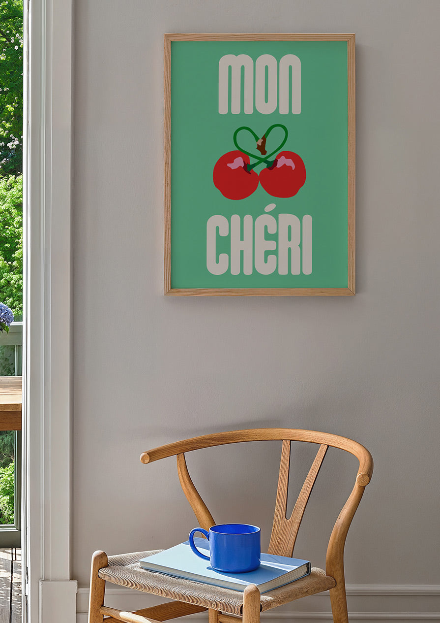 Mint Mon Chéri Print
