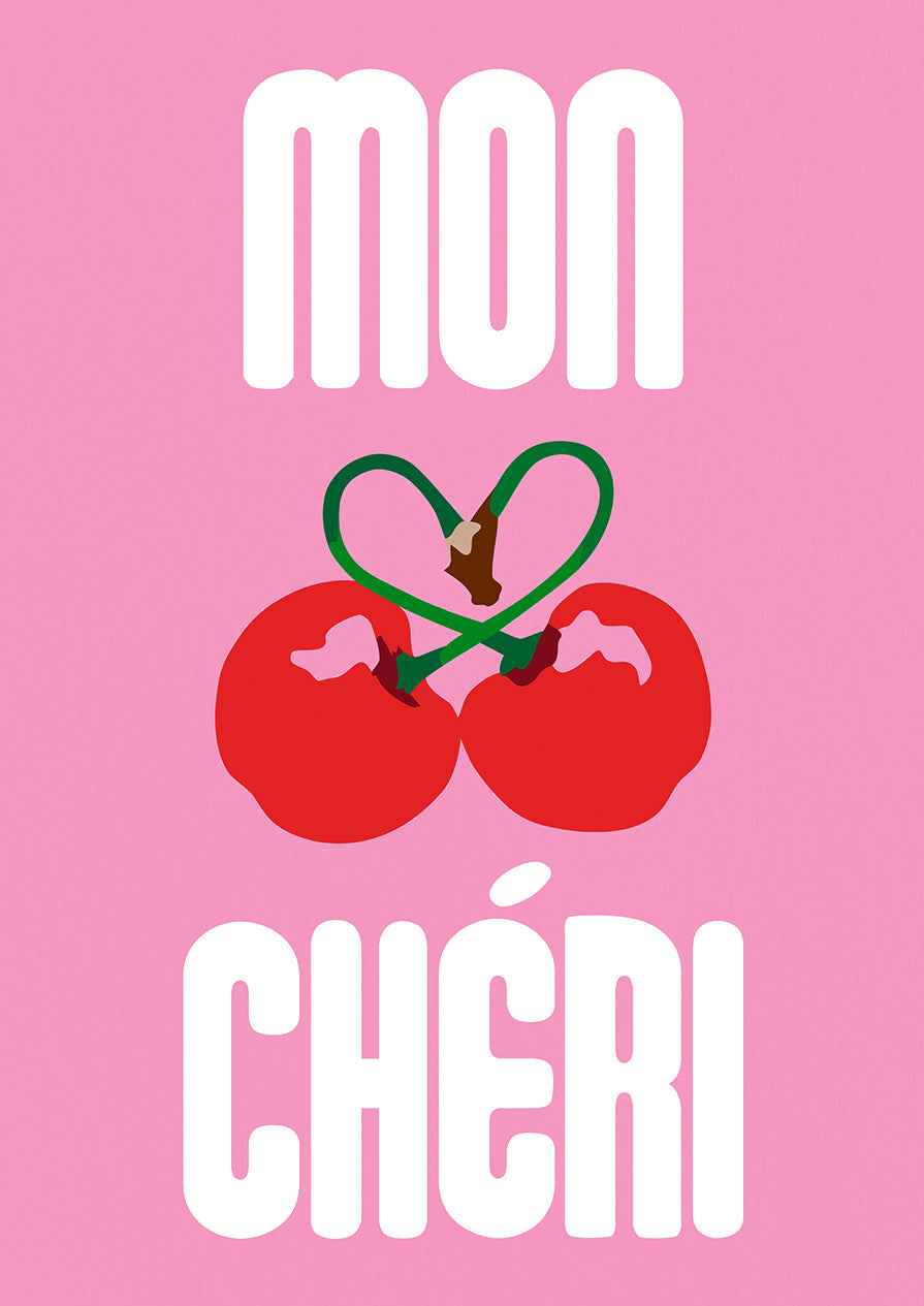 Pink Mon Chéri Print